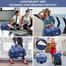  Fashionable Large Capacity Travel Gym Bag Blue image