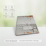  Floral Spiral Khata (White) - 200 Pages image
