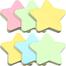  Foska Star Design Sticky Notes - 100 Sheets (Multicolor) image