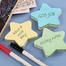  Foska Star Design Sticky Notes - 100 Sheets (Multicolor) image
