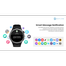 Haylou Solar Neo 1.53 inch Bluetooth Calling Smart Watch (Silicone plus Woven) Strap- Black image
