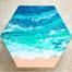  Hexagon shape canvas12 x 12 inch image