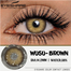  Ksseye Wusu Brown Color Contact Lens with Lens Kit Box image