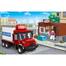  MOC City Food Delivery Truck Coffee Shop Store Figure Model Toy Building Block image