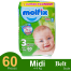Molfix Belt System Baby Diaper (3 midi Size) (4-9 kg) (60pcs) image