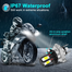  Motorcycle Headlight Waterproof 4 Side Led H4 Socket Hi Lo Beam Moto Led 6000K White 12V 1200LM 1 Pcs image