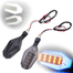  Motorcycle Universal IP67 Waterproof Turn Signal Indicator Drl Led Light Multicolor 1 Set image