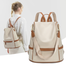  New Design Women Backpack Nylon Waterproof Anti-Theft Travel Backpack Apricot image