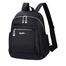  Nylon Backpack Durable Waterproof Casual Shoulder Bag Black Color image