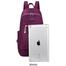  Nylon Backpack Durable Waterproof Casual Shoulder Bag Purple Color image