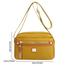  Nylon Fashion Cross Body Bag Lightweight Portable Shoulder Bag Golden Color image