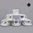  Opal Glass Cup and Saucer 12 Pcs Set image