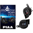  PIAA Waterproof Electric 14 Oto Style Performance Horn 112dB 400Hz/500Hz For Motorcycle And Car (2 Pcs) image