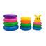  Rainbow Color Pyramid Ring Puzzle Toy 11 Layers (pyramid_china_11ring) image