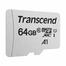 Transcend 64GB MicroSDXC 300S Memory Card image