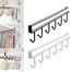 Wall Mounted Double Row Hook Rack image