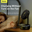 Baseus Hermit Desktop Wireless Charger with Oscillating Fan image