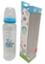 Alpha Baby Feeding Bottle with Soft Silicone Nipple 240ml (Glass) - Blue image