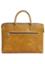 Pale Brown Slim Leather Laptop Bag image