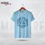 cPremium Graphics T Shirt Turquoise Color For Men image
