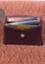 Chocolate Leather Card Holder SB-W120 image