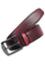 Antique Maroon Black Leather Belt for Men SB-B58 image