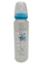 Alpha Baby Feeding Bottle with Soft Silicone Nipple 240ml (Glass) - Blue image