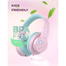 iClever HS19S Kids Wired Headphone Pink image