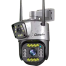Outdoor Waterproof Dual Lens Sim and Wifi Support IP Camera V10 4g image