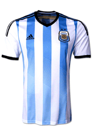 Argentina Home Jersey : Special Half Sleeve Only Jersey