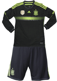 Spain Away Jersey : Special Full Sleeve Jersey With Short Pant