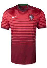 Portugal Home Jersey : Very Exclusive Half Sleeve Only Jersey