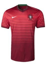 Portugal Home Jersey : Special Half Sleeve Only Jersey