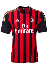 Ac Milan Home Club Jersey : Special Half Sleeve Only Jersey