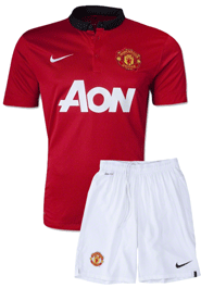 Manchester United Home Club Jersey : Special Half Sleeve Jersey With Short Pant