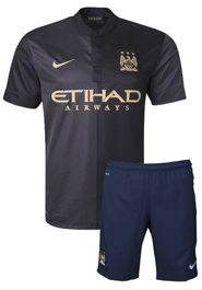 Man City Away Club Jersey : Special Half Sleeve Jersey With Short Pant