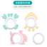 Set Baby Fish Skewers Teether Silicone Head Teether Fitness Educational Toy CN (Any Color) 3pcs image